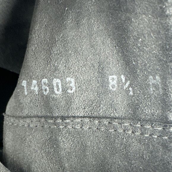 Stuart Weitzman Womens Peep Toe Block Heel Booties Size 8.5 Black Leather - Picture 9 of 9